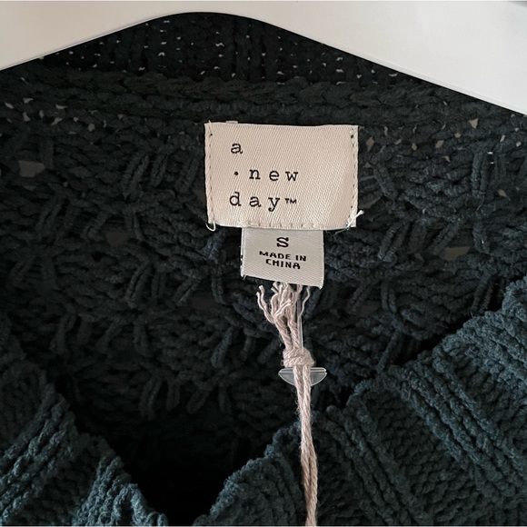 A New Day Women’s Textured Pullover Sweater (Dark Green) - Picture 5 of 6